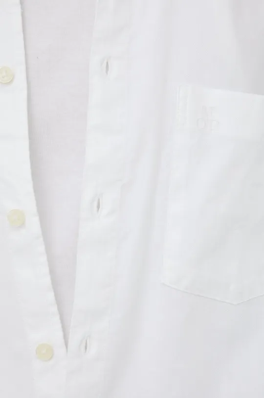 Βαμβακερό πουκάμισο Marc O'Polo λευκό