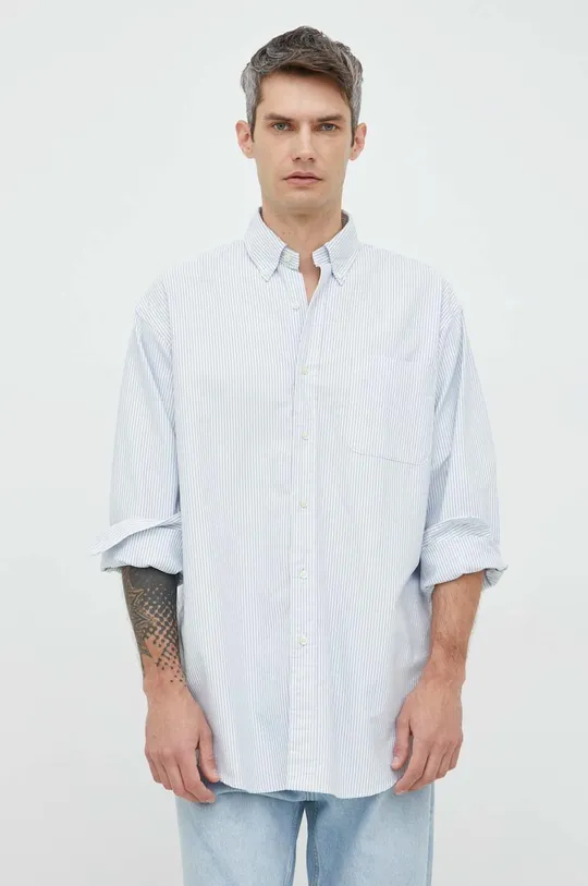 bela Bombažna srajca Polo Ralph Lauren Moški