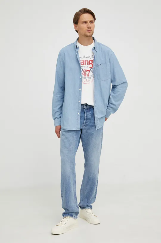 Jeans srajca Wrangler  100% Bombaž