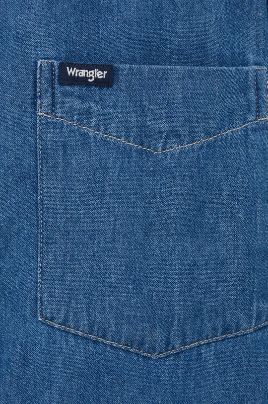 Wrangler koszula jeansowa niebieski