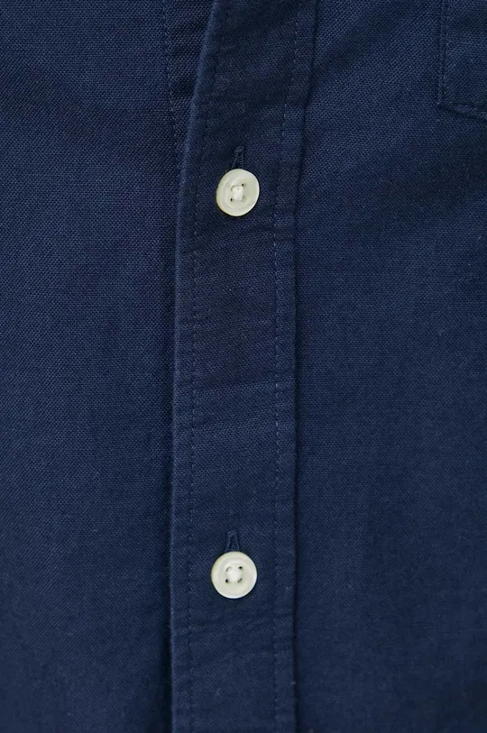 Βαμβακερό πουκάμισο GAP σκούρο μπλε
