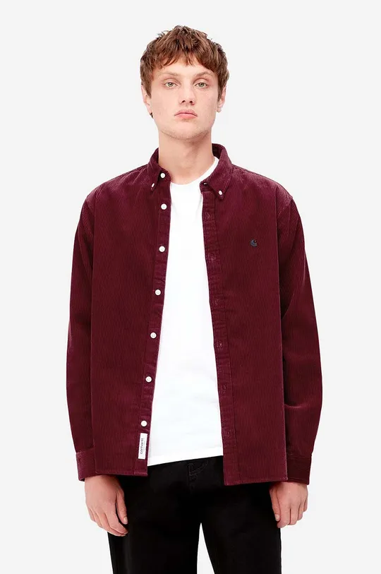 red Carhartt WIP cotton shirt Madison Cord Shirt Men’s