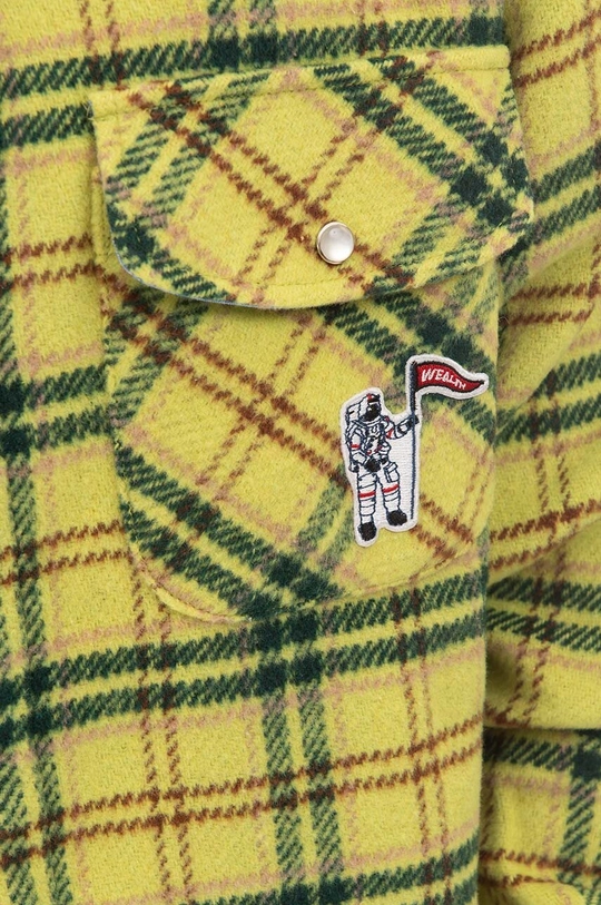 yellow Billionaire Boys Club wool blend shirt Check