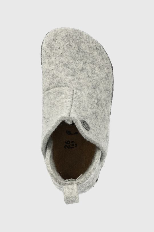 svetlosivá Detské vlnené papuče Birkenstock