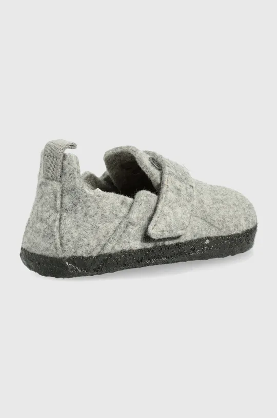 Dječje vunene papuče Birkenstock siva