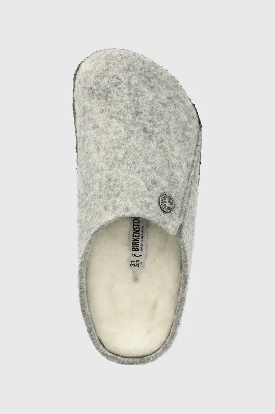 grigio Birkenstock pantofole in lana bambino/a