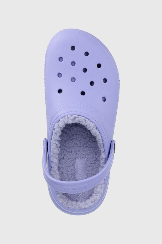 fialová Dětské pantofle Crocs