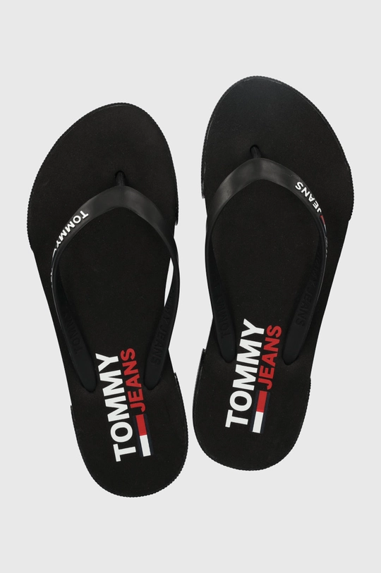 crna Japanke Tommy Jeans Flag Beach Sandal Ženski