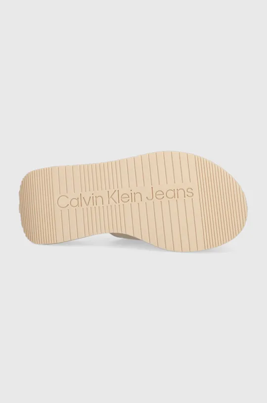 Calvin Klein Jeans klapki One-strap Sandal YW0YW00672.AF6 Damski