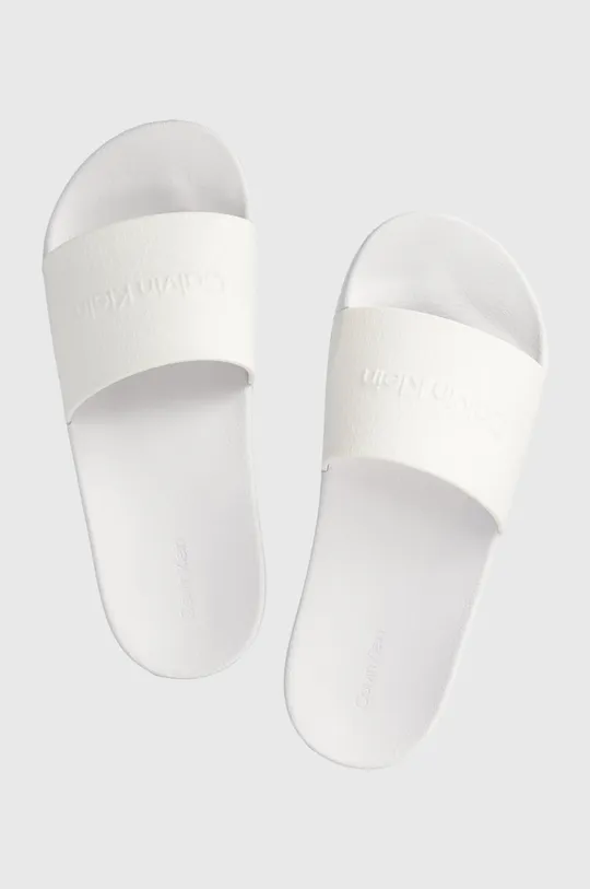 λευκό Παντόφλες Calvin Klein Pool Slide Γυναικεία