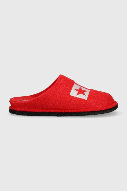 Vlnené papuče Big Star červená