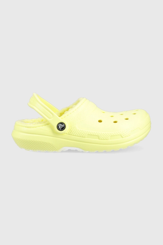 yellow Crocs sliders Classic Lined Clog Women’s