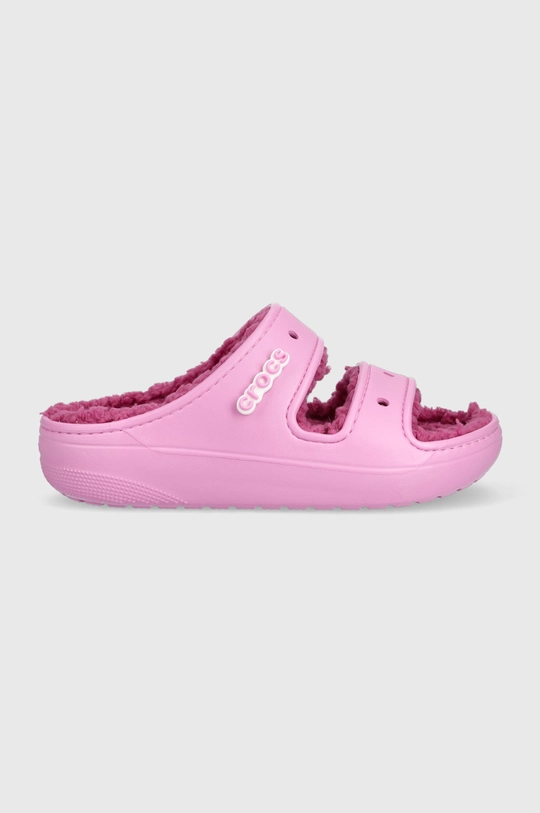 różowy Crocs kapcie Classic Cozzzy Sandal Damski