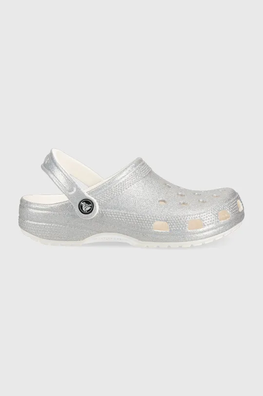 strieborná Šľapky Crocs Classic Glitter II Clog Dámsky