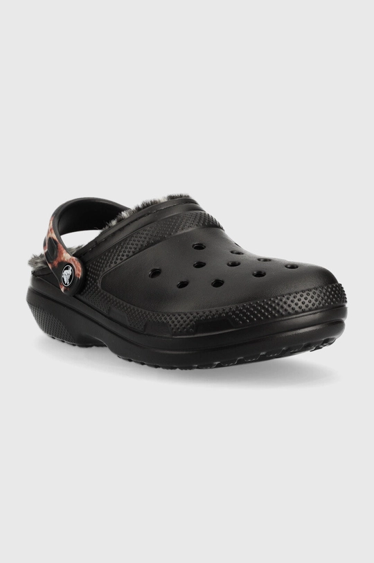 Kućne papuče Crocs Classiclinedanimalremixclog crna