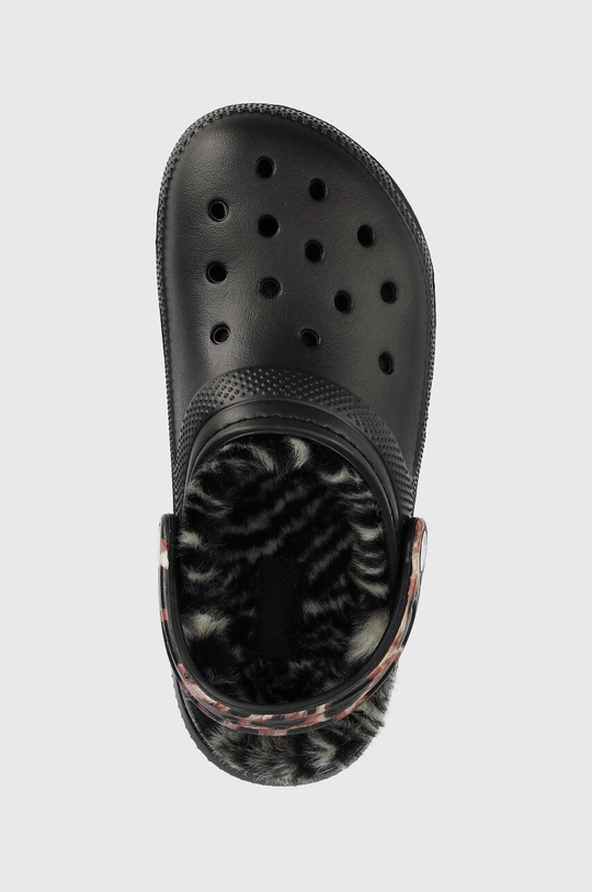 black Crocs slippers ClassicLinedAnimalRemixClog