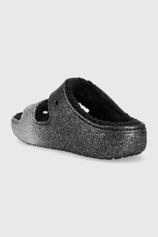 Crocs papucs Classic Cozzzy Glitter Sandal  Szár: szintetikus anyag Belseje: textil Talp: szintetikus anyag