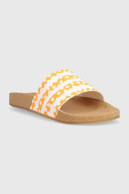 Šľapky adidas Originals oranžová