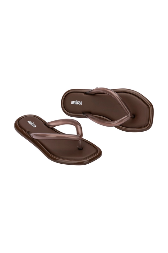 hnedá Žabky Melissa Airbubble Flip Flop Ad