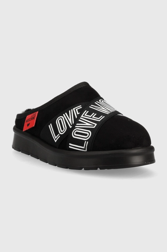 Kućne papuče Love Moschino crna