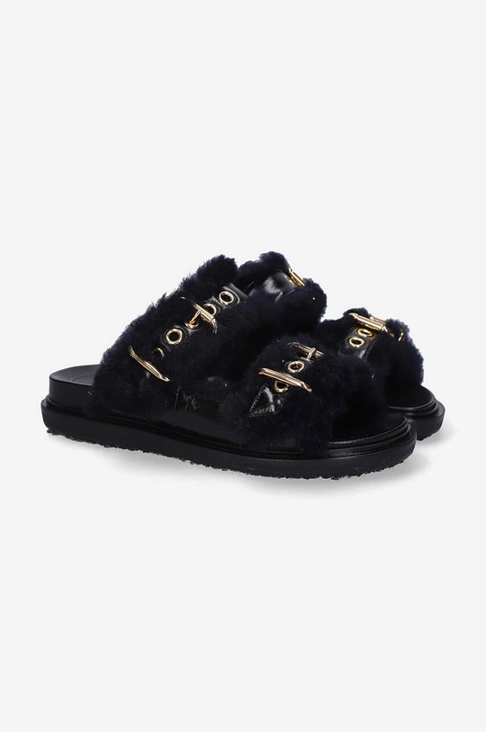 Marni leather sliders Fussbett Shoe Women’s