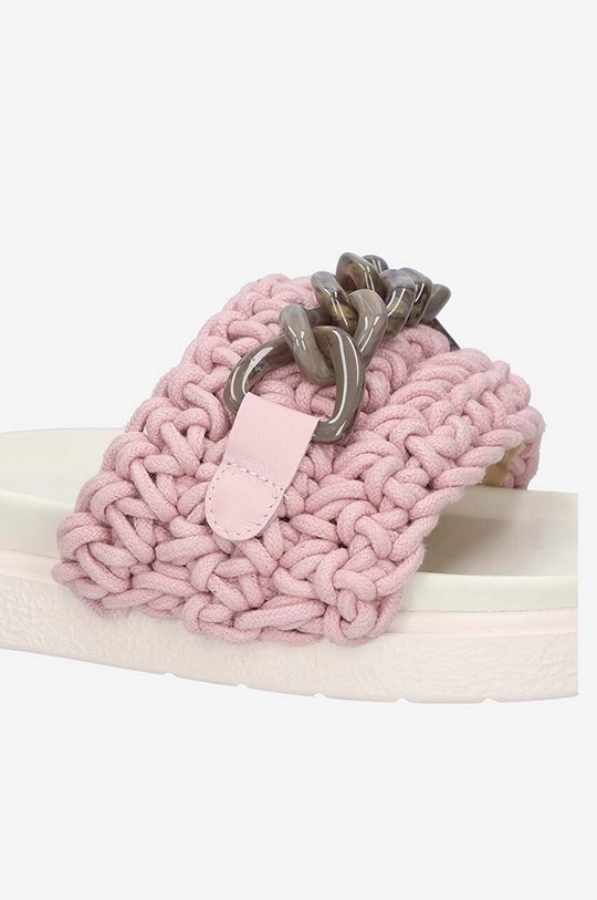 Inuikii papuci Woven Chain Slipper 70104.2.SEPIA.ROSE