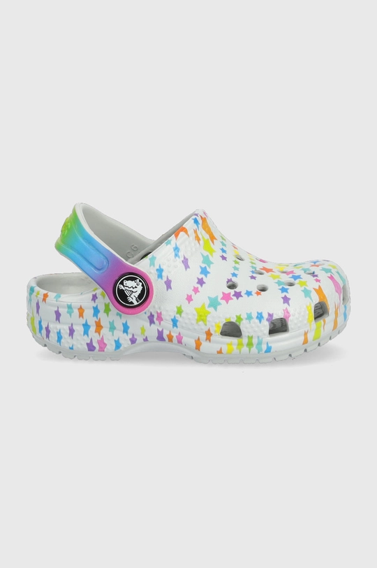 multicolor Crocs klapki dziecięce Dziewczęcy