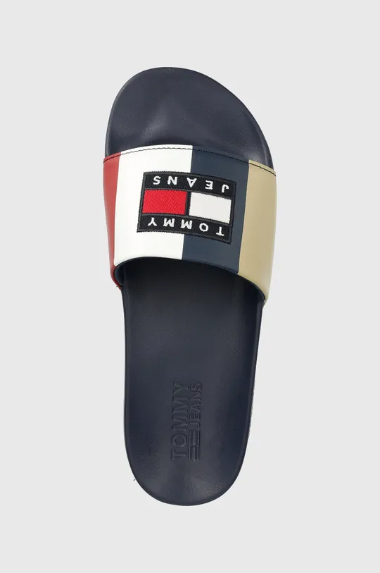 tmavomodrá Šľapky Tommy Jeans Mens Block Archive Poolslide