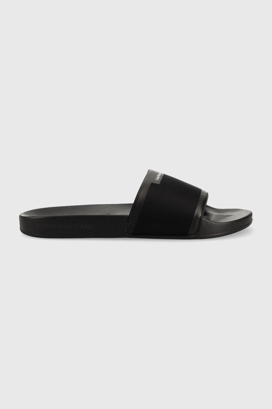 μαύρο Παντόφλες Calvin Klein Jeans Slide Neoprene Ανδρικά