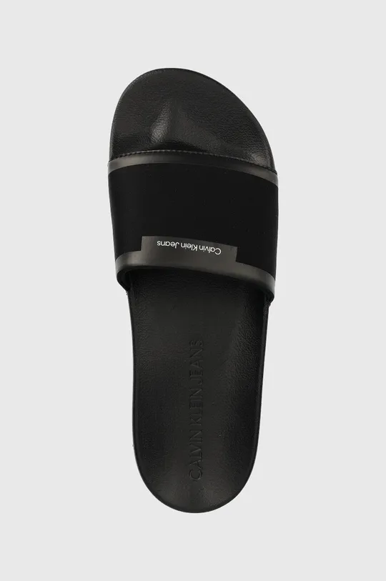 czarny Calvin Klein Jeans klapki Slide Neoprene