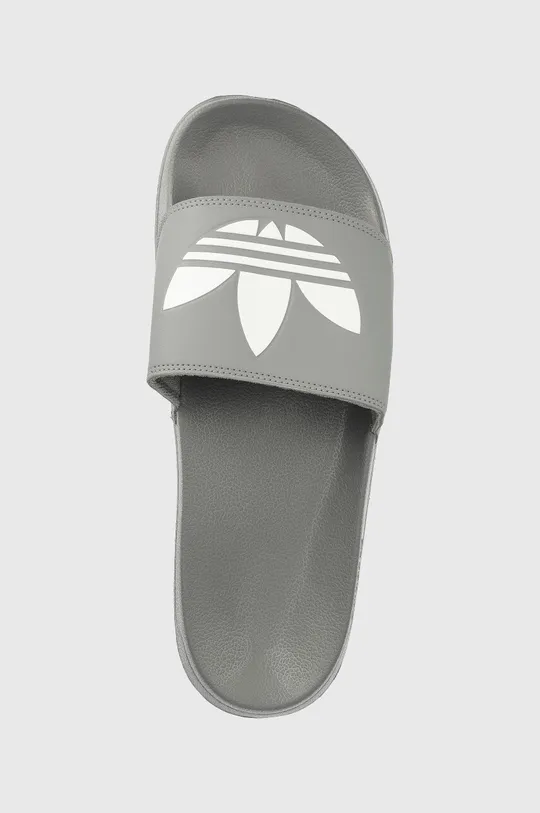 gray adidas Originals sliders Adilette FU7592