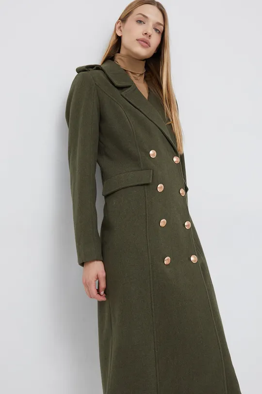 πράσινο Μάλλινο παλτό Y.A.S