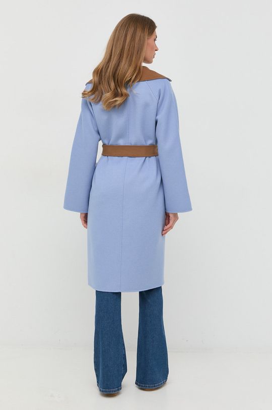 světle modrá Oboustranný vlněný kabát Weekend Max Mara