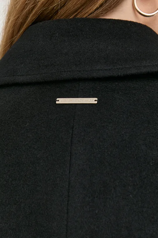 Vlnený kabát Armani Exchange Dámsky