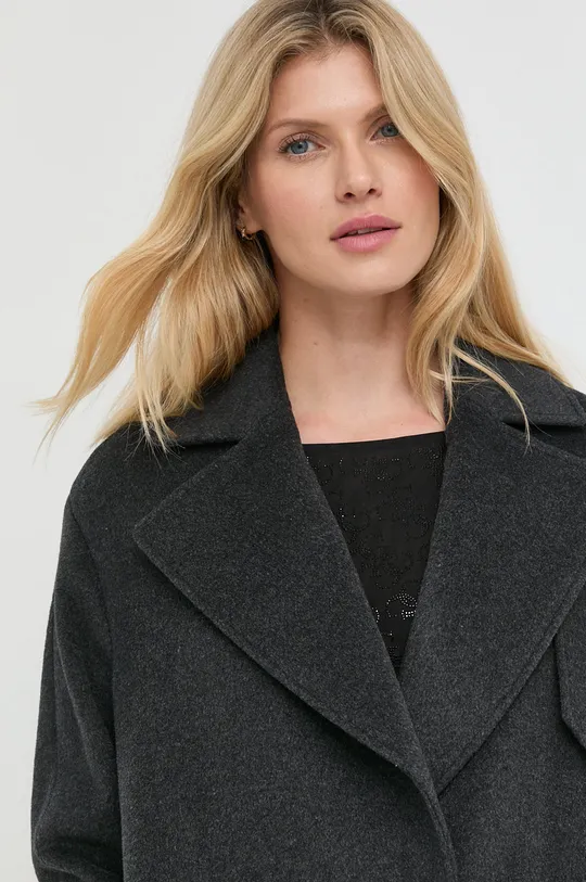 sivá Vlnený kabát Armani Exchange