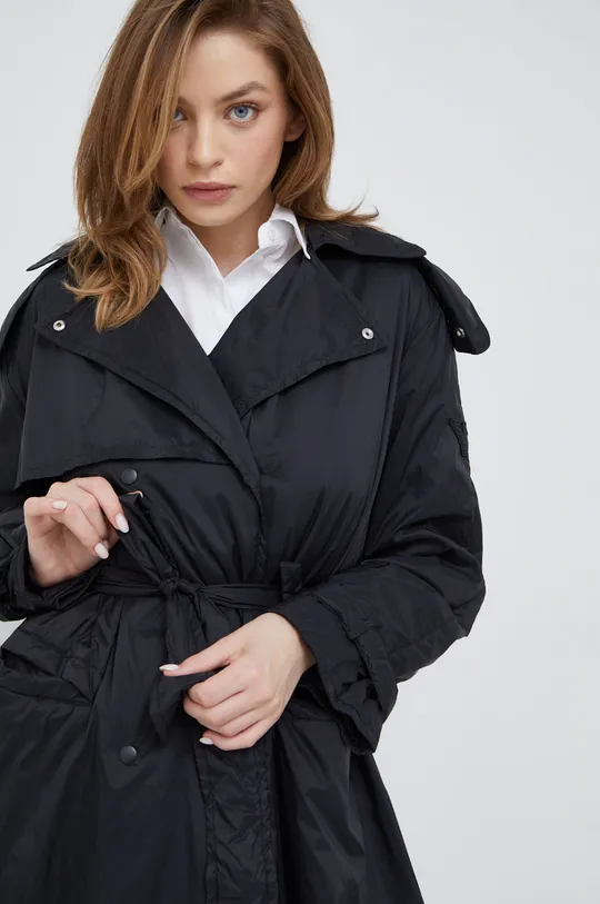 fekete Emporio Armani kabát