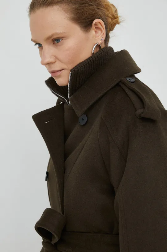 Vlnený kabát Gestuz Malina Dámsky