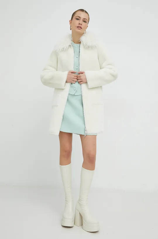 Αναστρέψιμο παλτό MAX&Co. Amata λευκό