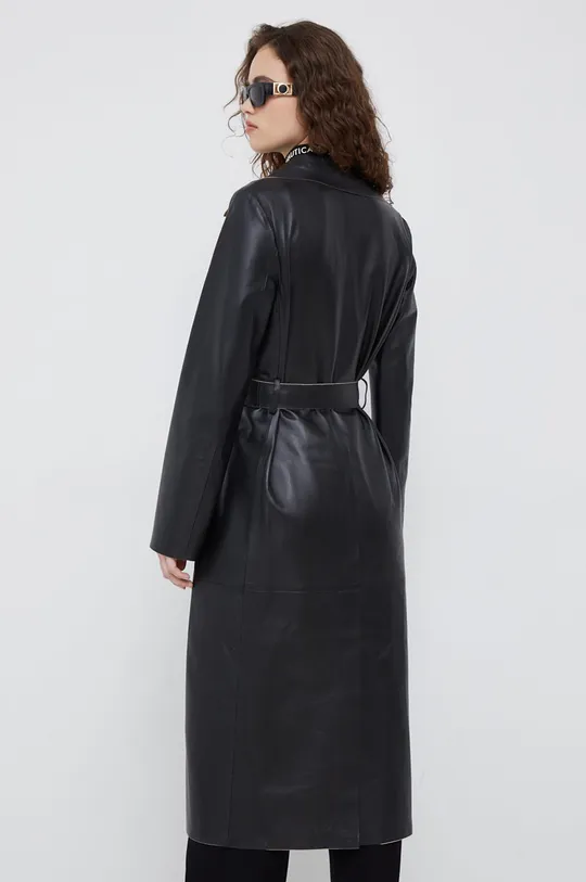 Kožený kabát Calvin Klein  100% Prírodná koža
