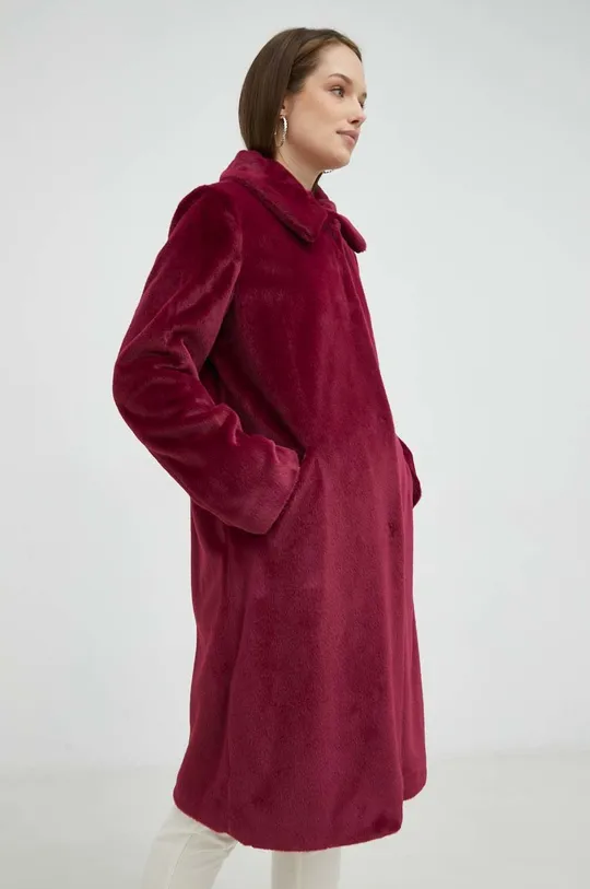 burgundské Kabát Guess Dámsky