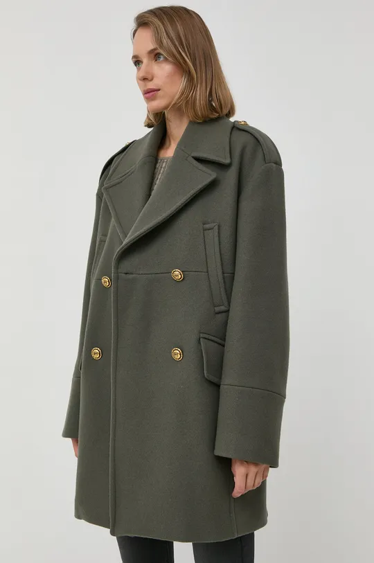 πράσινο Μάλλινο παλτό Pinko Γυναικεία