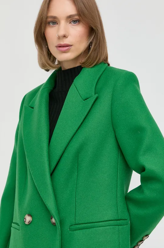 zelená Vlnený kabát Ivy Oak