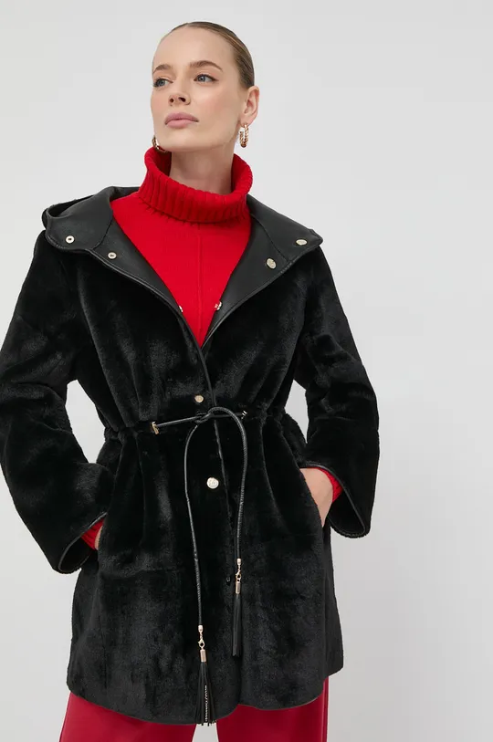 fekete Luisa Spagnoli kabát Női