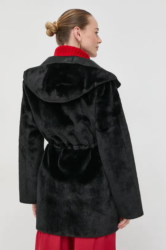 čierna Kabát Luisa Spagnoli