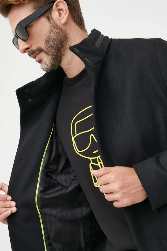 Karl Lagerfeld kabát kasmír keverékből