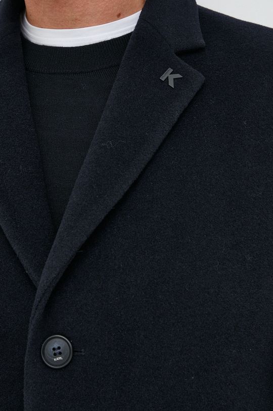 Vlněný kabát Karl Lagerfeld