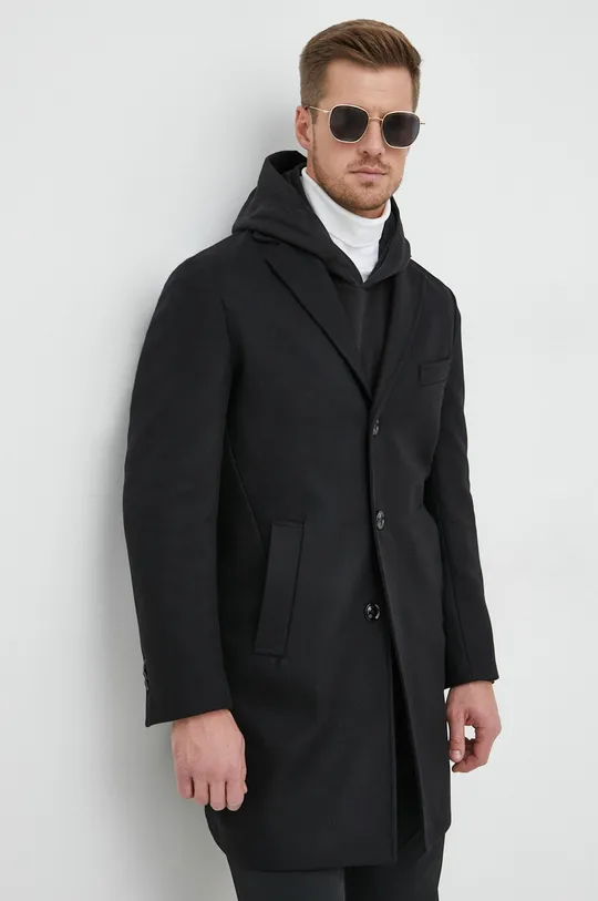 чёрный Шерстяное пальто Liu Jo Мужской