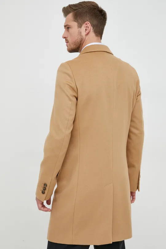 Вовняне пальто BOSS  Основний матеріал: 90% Нова вовна, 10% Кашемір Підкладка: 100% Віскоза