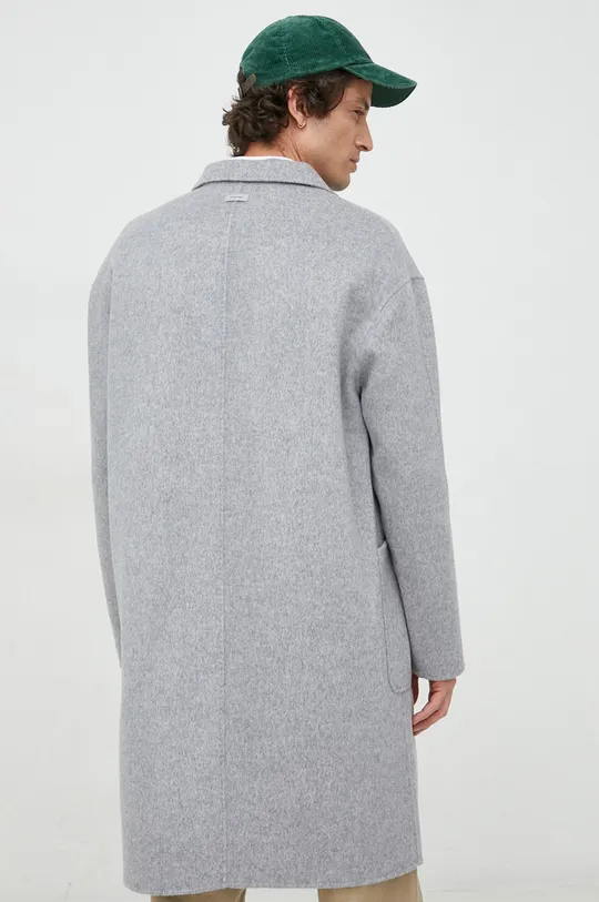 Шерстяное пальто Calvin Klein  Основной материал: 80% Шерсть, 20% Полиамид Подкладка рукавов: 55% Полиэстер, 45% Вискоза