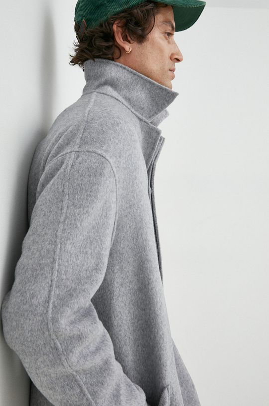 Vlněný kabát Calvin Klein Pánský